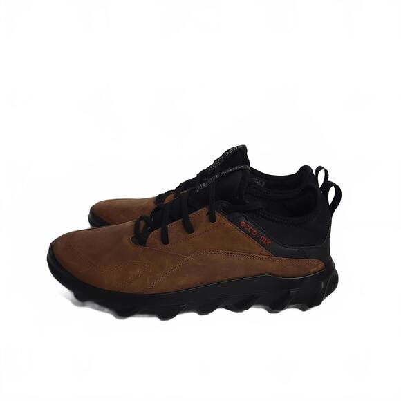 Men's ECCO MX Low Hiker Sneakers - Brown and Black, Size 43 - Picture 1 of 6